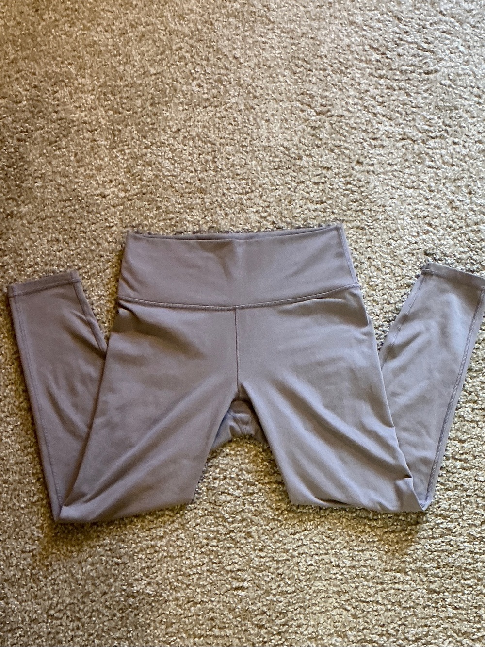 Fabletics Stone Gray Power Hold Leggings.